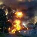 Truk Tangki Bahan Bakar Meledak di Johannesburg, 10 Orang Meninggal