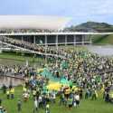 Mirip Penyerbuan Capitol Hill, Ribuan Pendukung Bolsonaro Geruduk Istana Presiden Brasil