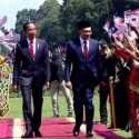Disambut Jokowi, PM Anwar Ibrahim Tiba di Istana Bogor