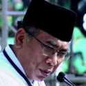 Tundukkan Kepala, Ketum PBNU Ucapkan Selamat Datang Jokowi dan Semesta di Abad Kedua NU
