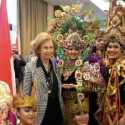 Ratu Sofia Terpukau Melihat Penampilan Indonesia di Bazar Diplomatik Spanyol