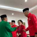 Rombongan PPP Disambut Megawati dan Ganjar Pranowo di Markas PDIP