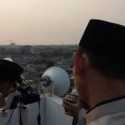Tertutup Awan Tebal, Hilal di Masjid Raya Hasyim Asy'ari Jakarta Tidak Terlihat