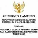 Adik Ipar Wagub Masuk Daftar Petugas Haji Lampung