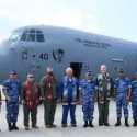 Pesawat C-130J Super Hercules Pesanan Kemhan Tiba di Lanud Halim