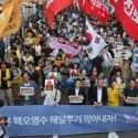 Warga Korsel Protes Pembuangan Air Limbah Nuklir Jepang ke Laut: Itu Kejahatan Internasional
