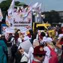 Jelang Rapat Paripurna Pengesahan RUU Kesehatan, Gedung DPR Digeruduk Nakes
