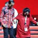 Akrab di Momen Rakernas PDIP, Ganjar Khawatir Pemilih Jokowi Beralih ke Prabowo?
