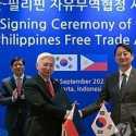 Di Jakarta, Korea Selatan dan Filipina Teken Pakta Perdagangan Bebas