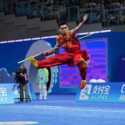Tampil Sempurna, Atlet Wushu Harris Horatius Sabet Emas Ketiga Indonesia di Asian Games 2023
