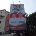Baliho Prabowo-Yusril Mejeng Dekat Kantor PBNU