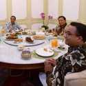 3 Bacapres Makan Siang Bareng Jokowi, Prabowo: Kalau Tidak Diundang Jarang Bisa Kumpul