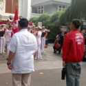 Tiba di Kediaman Prabowo, Rombongan PSI Disambut Marching Band