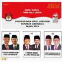 Beredar Desain Surat Suara 3 Paslon: Ganjar-Mahfud, Prabowo-Erick dan Anies-Muhaimin