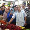 Kunjungi Pasar Besar Madiun, Mendag Zulhas Bersyukur Harga Bapok Murah dan Terjangkau