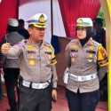 Ditlantas Polda Riau <i>Show of Force</i> Amankan  Malam Tahun Baru