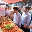 Blusukan di Pasar Balikpapan, Gibran Borong Nasi Pecel hingga Semangka