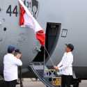 Didampingi Prabowo, Jokowi Saksikan Serah Terima Pesawat Keempat C-130J Super Hercules