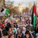 Puluhan Ribu Warga Spanyol Turun ke Jalan Dukung Perjuangan Palestina