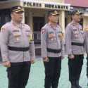 Tahun Baru, 89 Personel Polres Indramayu Naik Pangkat