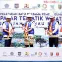 <i>Groundbreaking</i> Pasar Wisata, Mendag: Kolaborasi Percepat Pembangunan Ekonomi Lampung
