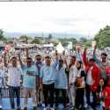 Ribuan Relawan di Sukabumi Bertekad Menangkan Prabowo-Gibran Satu Putaran