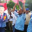 Pendukung Prabowo-Gibran Mulai Berdatangan di JCC