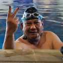 Prabowo: Dengan Berenang Saya Bisa Merenung di Air