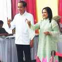 Jokowi dan Istri Kelar Nyoblos 4 Surat Suara di TPS 10