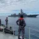 KRI PTM-371 Unjuk Gigi Bersama Kapal Perang Jepang di Perairan Kepri
