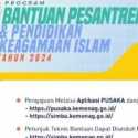Program Bantuan Pesantren dan Pendidikan Keagamaan Islam 2024 Dibuka, Daftar di Sini!