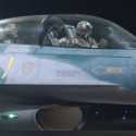 Pilot Jet Tempur TNI AU Latihan Terbang Malam di Lanud Iswahjudi
