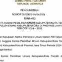 5 Anggota KPU Surabaya Ditetapkan, Petahana Mendominasi