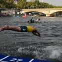 Sungai Seine Kotor, Sesi Latihan Renang Triatlon Terpaksa Batal