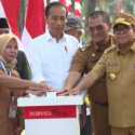 Jokowi di Lampung: Dulu Banyak Jalan Berlubang Sekarang Sudah Mulus