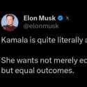 Elon Musk Tuding Kamala Harris Penganut Paham Komunis