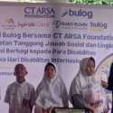 Gandeng CT Arsa Foundation, Bulog Berbagi ke Penyandang Disabilitas