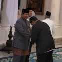 <i>Open House</i> Perdana di Istana, Prabowo Sabar Salami Ratusan Pejabat
