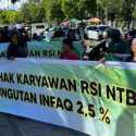 Datangi Disnaker, Karyawan Yayasan RSI NTB Minta Potongan Infaq Dihapus