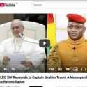 Video Pujian Paus Leo XIV untuk Junta Burkina Faso Ternyata AI