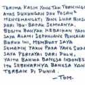 Tom Lembong Ucapkan Terima Kasih ke Pendukung