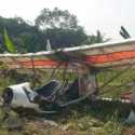 Pesawat Latih Jatuh di Pemakaman Ciampea Bogor