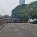 Jalan Protokol di Sekitar Stasiun Palmerah Lumpuh Total