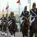 Pasukan Berkuda Iringi Kedatangan Presiden Peru di Istana Merdeka