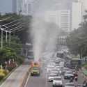 Ribuan Liter Water Mist Disemprot Tekan Polusi Udara Jakarta