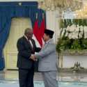 Momen Hangat Prabowo Sambut Cyril Ramaphosa di Istana