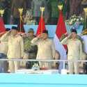 Prabowo Pimpin Upacara HUT ke-80 TNI di Monas