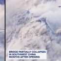 Baru Diresmikan, Jembatan Hongqi di China Ambruk
