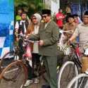 Ratusan Guru Lintas Iman Ikuti Gowes Ontel bersama Menteri Agama