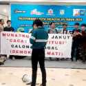 Massa Geruduk Arena Musyawarah Kota Kadin Jakut